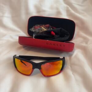 Oakley Scuderia Ferrari Style Switch OO9194-24 Matte Black Ruby Iridium